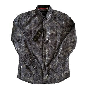 American Breed Smart Shirt Men's Size S Button Up Long SLeeve Shirt Brand New